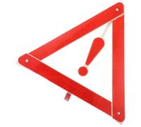DECORNIJIA Foldable Road Triangle Reflector with Stable Support Stand High Visibility Emergency Warning Sign for Car Safety Reflective Slow Moving Vehicle Sign Compact Car Kit for Roadside