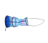 DECORNIJIA Foldable Three Layer Portable Mesh Fish Protection Net Colorful Mini Outdoor Fishing Gear Lightweight Durable for Catching Small Fish