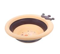 DECORNIJIA Foldable Wash Basin Portable Small Face Bathtub for Newborns and Lightweight Cartoon Design Washing Bowl for Travel and Home Use Non-Fade Material Space-Saving Shower Basin