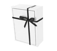 DECORNIJIA Folding Gift Box New Years Eve Present Boxes White