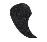 DECORNIJIA Folk Guitar Pick Guard PVC Protective Plate Scratch-resistant Adhesive Guard for Acoustic and String Guitars Black Finish