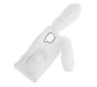 DECORNIJIA Furry Plush Rabbit Phone Case for Soft Tpu Protective Shell with Fluffy Rabbit Scratch Resistant Cover Lightweight and Easy to Install Stylish Phone Protector for Women White