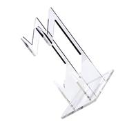 DECORNIJIA Game Controller Display Stand with Transparent Dual Holder for Headphones Space-saving Organizer for Desktop Gaming Accessories