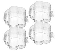 DECORNIJIA Gas Stove Knob Covers Safety Replacement 4 Pieces Stove Control Covers, Dirt-Resistant Design for Kitchen