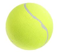 DECORNIJIA Giant Inflatable Tennis Ball Rubber Playground Ball for Portable Soft Bouncy with Bright Color Safe Hand Touch Educational Outdoor Fun Game