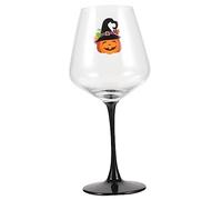 DECORNIJIA Glass Wine Goblet with Pumpkin Design Multi Functional Red Wine Glass for Halloween Thanksgiving Parties Elegant Cocktail and Cold Drink Cup for Home Bar and Festive Celebrations