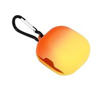 DECORNIJIA Gradient Hard Protective Earphone Case Sleeve for Live Lost Design with Sturdy Buckle Clip for Travel and Business Use Yellow Orange Fade