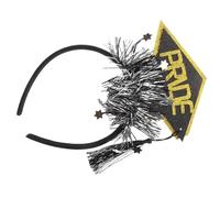 DECORNIJIA Graduation Headband Tassel Graduation Cap Headpiece for Women Comfortable Fit for Ceremonies Parties and Dances