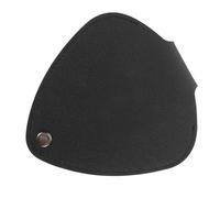 DECORNIJIA Guitar Pick Storage Bag Wood Plectrum Case Triangular Holder Pouch for Guitarists Music Practice Session