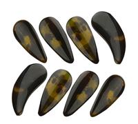 DECORNIJIA Guzheng Finger Nail Protector Large Size Celluloid Double-sided Curved Musical Nail Cap for Adult Professional Performance and Beginner Guzheng Players