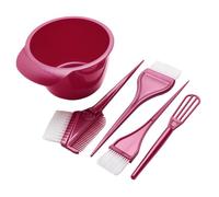 DECORNIJIA Hair Dye Hair Coloring Bowl Comb Brush Mixer Kit with Flexible Bristles for Smooth Application Easy DIY Hairdressing Tools for Professionals and Beginners