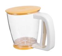DECORNIJIA Handheld Flour Sifter with Lid Fine Mesh Baking Powder Shaker for Even Sifting Semi-Automatic Design for Quick Flour Sifting Versatile Bread Sifter for Home and Professional Bakers