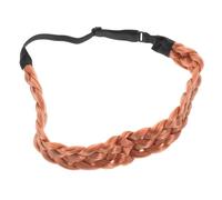 DECORNIJIA Handmade Five-strand Plaited Hair Band Thin Braided Headband with Elastic for Women Secure Fit Classic Elegant Hair Ornament Accessories