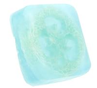 DECORNIJIA Handmade Loofah Soap Bar 100G with Natural Sponge Exfoliating Scrub Soap for Face and Body with Rose Essential Oil Suitable for Daily Skin Cleansing and Refreshing Shower Use