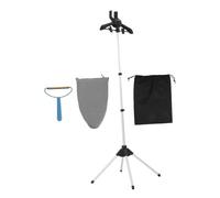 DECORNIJIA Hanger Hanger Tabletop Ironing Board Dog Cat Hair Remover Waterproof Ironing Mitt Steamer Rack for Clothes Standing Garment Steamer Small Iron Board Lint Brush Black Plastic