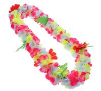 DECORNIJIA Hawaiian Flower Garland Luau Party Decorations Adult Leis for Tropical Beach Theme Events and Campfire Celebrations