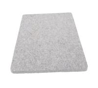 DECORNIJIA Heat-resistant Wool Felt Ironing Pad Portable Tabletop Pressing Mat for Sewing Quilting Garment Protection Steam Barrier Insulation Mat in Light Grey