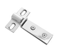 DECORNIJIA Heavy Duty Stainless Steel Glass Hinge with Rectangular Dual Hole Pivot Design Weather Resistant Shower Door Replacement for Contemporary Bathrooms Smooth Sliding and Wobble