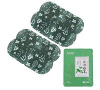 DECORNIJIA Herbal Lotus Leaf Eye Treatment Patches Mint Cooling 5 Pack for Myopia and Fatigue Relief at Work
