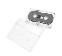 DECORNIJIA High Transparency Blank Cassette Tape DIY Decor Accessory Recording Plastic Material Smooth Surface Delicate Edges for Home Party Birthday Decoration