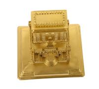 DECORNIJIA Holy Temple Model Resin Sculpture Decorative Ornament for Home and Office Religious Table Decor Christian Jerusalem Souvenir Craft Figurine