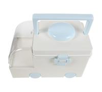 DECORNIJIA Home Emergency Medical Kit Emergency Medicine Organizer Plastic First Aid Box Empty Large Capacity Design Compartmentalization Shockproof Materials Portable for Home Preparedness