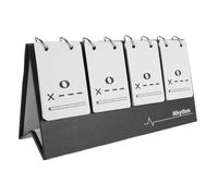 DECORNIJIA Innovative Music Rhythm Practice Cards with Daily Calendar Function Versatile Rhythm Training Flashcards for Note Reading Suitable for Beginners and Students