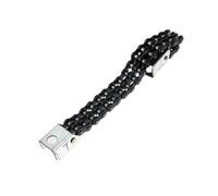 DECORNIJIA Iron Drum Pedal Chain Double Buckle Accessory for Drum Kit Replacement Professional Wear-resistant Playing Part Easy to Install Black