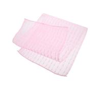 DECORNIJIA Jacquard Weave Nylon Exfoliating Washcloth Soft Bath Towel for Men Women Multipurpose Body Scrubber for Dead Skin Removal Gentle Shower Scrubber with Enhanced Cleansing Power Pink