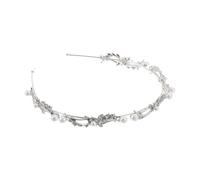 DECORNIJIA Jeweled Headbands For Women: French Style Bridal Headband With Pearls - Wedding Pearls Headband For Women - Hair Accessories For Brides And Special Occasions
