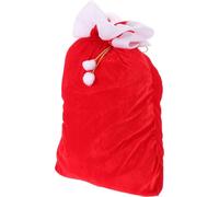 DECORNIJIA Jumbo Velvet Christmas Santa Sack 70X50Cm Large Drawstring Bag for Holiday Presents Candy Treat Storage