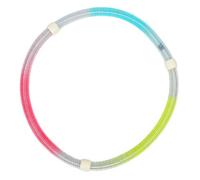 DECORNIJIA Korean-style Foldable Fitness Hoop with Gradient Design for Women Waist Slimming and Abdominal Massage Plastic and Steel Exercise Belly Hoop Tool for Home Workouts