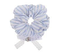 DECORNIJIA Korean Style Lace Hair Band for Women Scrunchies for Thick Hair Charming Striped for Festivals and Everyday Wear
