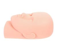 DECORNIJIA Lash Extension Practice Mannequin Head with Soft-Touch Skin, Eyelash Extension Training Model for Beginners, Makeup Practice Tool for Lash Application