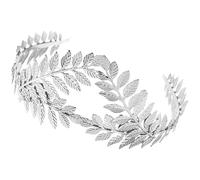DECORNIJIA Leaf Vine Bridal Headband Silver Hair Accessory for Weddings Banquets and Special Occasions Elegant Goddess Style for Brides and Bridesmaids