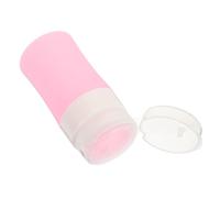 DECORNIJIA Leakproof Silicone Travel Bottle Lotion Dispenser Refillable Squeezable Container for Shampoo Conditioner Sunscreen Hand Cream Cosmetic Storage