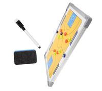 DECORNIJIA Lightweight Basketball Coaching Board with Aluminum Alloy Frame Portable Dry Erase Strategy Board for Training Game Planning and Team Communication in Multiple Scenarios