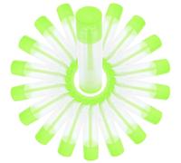 DECORNIJIA Lip Balm Tubes 30Pcs 5G Green Empty Containers for DIY Lipstick Making and Portable Use