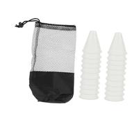 DECORNIJIA Luminous Agility Training Cones with Stable Flat Bottom Lightweight PE Roller Skating Marker Cones for Adults and Windproof Sports Markers for Skating Practice and Outdoor