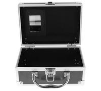 DECORNIJIA Makeup Organizer Case Aluminum Alloy Travel Cosmetic Box with Easy Organization and Sturdy Design for-The-Go Beauty Storage