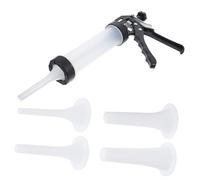 DECORNIJIA Manual Sausage Stuffer Meat Filling Tool Stainless Steel Sausage Tube for Homemade Making Kitchen Use Easy to Clean and Practical