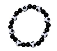DECORNIJIA Men's Soccer Bead Bracelet Fashion Sports Accessory for Soccer Lovers Stylish Him Birthday Father's Day Christmas Graduation Anniversary