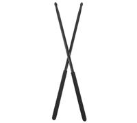 DECORNIJIA Metal Drumsticks Aluminum Alloy Jazz Drummers Sticks Grip for Group Percussion Practice Drumming Training Tool for Beginners Black Option