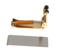 DECORNIJIA Metal Piano Slow Fall Device Silent Buffer for Keyboard Cover Protection Anti-pinch Safety Accessory for Digital and Acoustic Pianos Easy to Install Gold Design