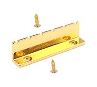 DECORNIJIA Metal Shaped Guitar String Nut for Classical Electric Acoustic Guitar High Grade Bridge Nut Replacement Easy Install and Sound Enhancement