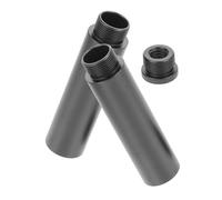 DECORNIJIA Mic Stand Extension Tube Aluminum Alloy with Adapter Nut Sturdy and Lightweight Arm Stand Extender for Microphone Easy to Install Compatible with Various Mic Boom Arms