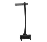DECORNIJIA Mic Stand Holder Clamp Table Mic Stand Holder Black Metal Plastic 13.39x4.53x2.76in Portable Flexible Adjustment for Recording Area Karaoke Artists Teachers