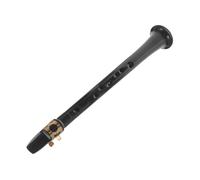 DECORNIJIA Mini Pocket Saxophone Portable Woodwind Instrument for Beginners and Adults Black Compact Design Acoustic Sound