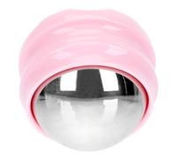 DECORNIJIA Mini Stainless Steel Muscle Roller Massager Portable Body and Face Relaxation Tool for Fatigue Relief Compact Pink Ice Ball for Cold and Hot Therapy Easy to Use for Travel and
