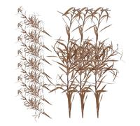 DECORNIJIA Miniature Desert Plant Model Dried Shrubs Micro-Landscape Mini Bush for Dollhouse Crafts Office Decoration DIY Sand Table Accessories in Camel Color